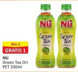 Promo Harga NU Green Tea Original 330 ml - Alfamart