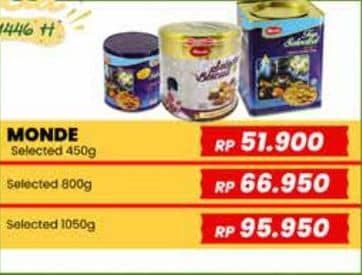 Promo Harga Monde Selected Biscuit 800 gr - Yogya