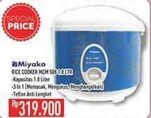 Promo Harga MIYAKO MCM-508 1800 ml - Hypermart