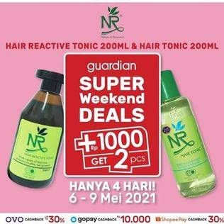 Promo Harga NR Hair Reactive Tonic/ Hair Tonic 200 mL  - Guardian