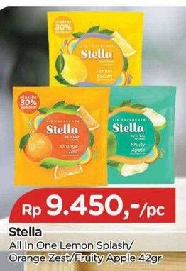 Promo Harga Stella All In One Lemon, Orange, Apple 42 gr - TIP TOP