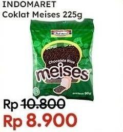 Promo Harga INDOMARET Meises Chocolate 225 gr - Indomaret