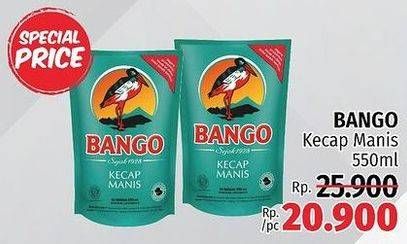 Promo Harga BANGO Kecap Manis 550 ml - LotteMart