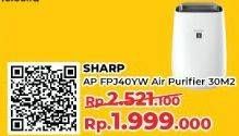 Promo Harga SHARP Air Purifier 30M2 White  - Yogya
