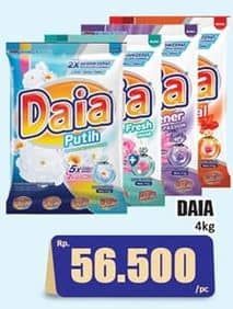 Promo Harga Daia Deterjen Bubuk 4000 gr - Hari Hari