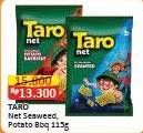 Promo Harga Taro Net Seaweed, Potato BBQ 115 gr - Alfamart