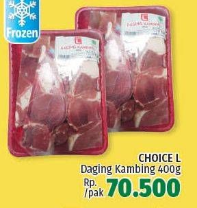 Promo Harga CHOICE L Daging Kambing 400 gr - LotteMart