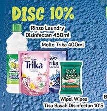 Rinso Laundry/Molto Trika/Wipol Wipes