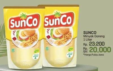 Promo Harga Sunco Minyak Goreng 1000 ml - LotteMart