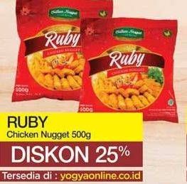 Promo Harga RUBY Nugget Chicken 500 gr - Yogya