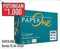 Promo Harga PAPERONE Kertas Copier A4 70 G 500 sheet - Hypermart