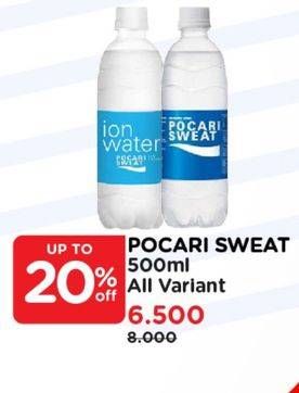 Promo Harga Pocari Sweat Minuman Isotonik All Variants 500 ml - Watsons