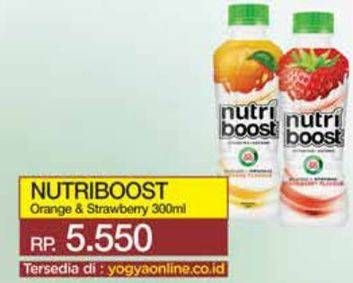 Promo Harga Minute Maid Nutriboost Orange, Strawberry 300 ml - Yogya