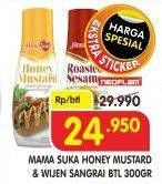 Promo Harga MAMASUKA Honey Mustard/Salad Dressing 300gr  - Superindo