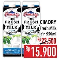 Promo Harga Cimory Fresh Milk Full Cream 950 ml - Hypermart