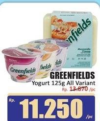 Promo Harga Greenfields Yogurt All Variants 125 gr - Hari Hari