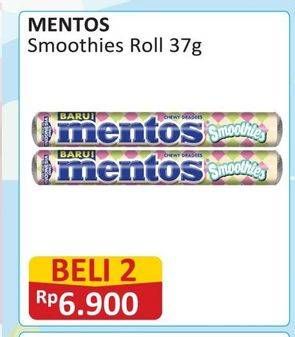 Promo Harga Mentos Candy Smoothies 37 gr - Alfamart