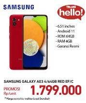 Promo Harga SAMSUNG Galaxy A03 4GB + 64GB  - Carrefour
