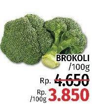 Promo Harga Brokoli per 100 gr - LotteMart