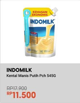 Promo Harga Indomilk Susu Kental Manis Plain 545 gr - Indomaret