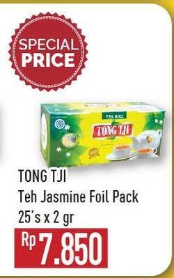 Promo Harga Tong Tji Teh Celup Foil Pack per 25 pcs 2 gr - Hypermart
