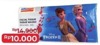 Promo Harga ALFAMART Facial Tissue Frozen 200 pcs - Alfamart