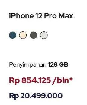 Promo Harga Apple iPhone 12 Pro Max 128 GB 1 pcs - iBox