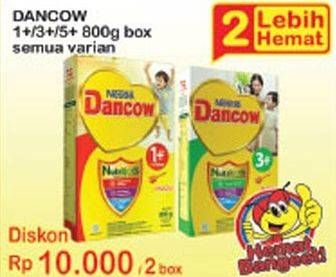 Promo Harga DANCOW Nutritods 1+/3+/5+ All Variants per 2 box - Indomaret