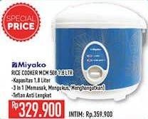 Promo Harga Miyako MCM-508 Magic Warmer Plus 1.8 liter 1800 ml - Hypermart