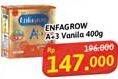 Promo Harga Enfagrow A+3 Susu Bubuk Vanilla 400 gr - Alfamidi