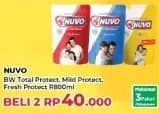 Promo Harga Nuvo Body Wash Total Protect, Mild Protect, Fresh Protect 800 ml - Yogya