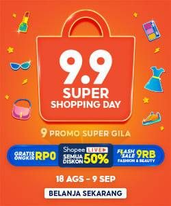Promo Harga Shopee 9.9 Super Shopping Day  - Shopee