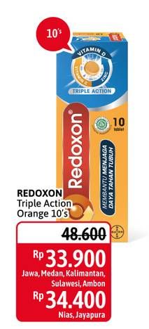 Promo Harga REDOXON Triple Action Jeruk 10 pcs - Alfamidi