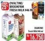 Promo Harga DIAMOND Milk UHT 946 ml - Hypermart