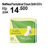 Promo Harga Softex Pantyliner Daun Sirih 50 pcs - Carrefour