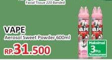 Promo Harga Fumakilla Vape Aerosol Sweet Powder 600 ml - Yogya