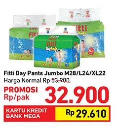 Promo Harga FITTI Day Pants M28, L24, XL22  - Carrefour