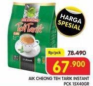 Promo Harga Aik Cheong Instant Drink Teh Tarik 15 pcs - Superindo