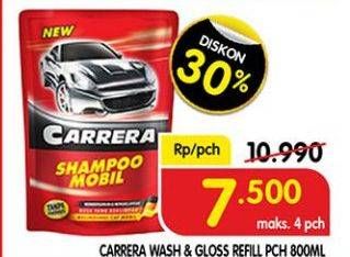 Promo Harga CARRERA Wash & Glow 800 ml - Superindo