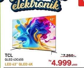 Promo Harga TCL C655 QLED TV 43C655  - Yogya