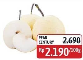 Promo Harga Pear Century per 100 gr - Alfamidi