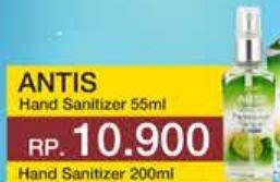 Promo Harga ANTIS Hand Sanitizer 55 ml - Yogya