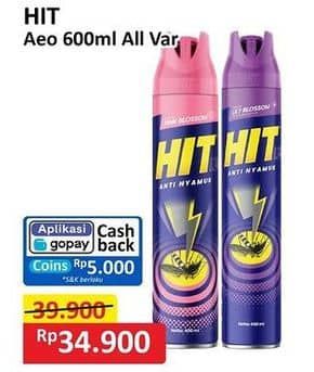 Promo Harga HIT Aerosol All Variants 600 ml - Alfamart