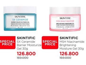 Promo Harga Skintific 5x Ceramide Barrier Moisture Gel/Skintific MSH Niacinamide Brightening Moisture Gel   - Watsons