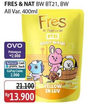 Promo Harga Fres & Natural Body Wash Dessert Collection All Variants 400 ml - Alfamidi