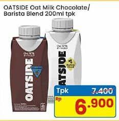 Promo Harga Oatside UHT Milk Chocolate, Barista Blend 200 ml - Indomaret