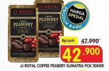 Promo Harga Jj Royal Coffee Peaberry Sumatra 100 gr - Superindo