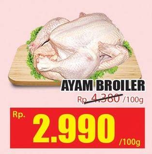 Promo Harga Ayam Broiler per 100 gr - Hari Hari