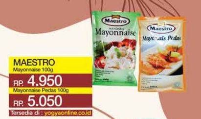 Promo Harga Maestro Mayonnaise Original 100 gr - Yogya