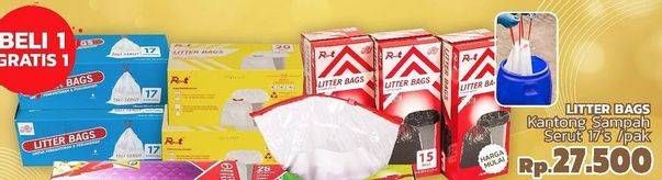 Promo Harga LITTER BAG Kantong Sampah Serat  - LotteMart